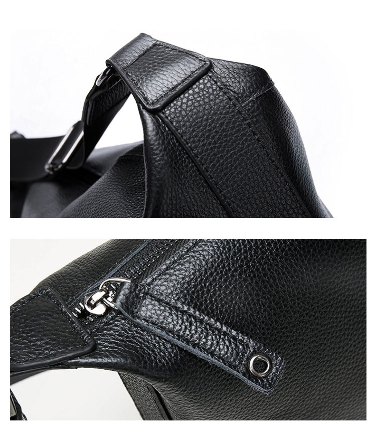 Whatna 天然 牛 革 ワンショルダーバッグ メンズ 斜め掛け ボディーバッグ 胸バッグ 本 革 小さめビジネスバッグ ipad 9.7収納可 肩掛け 通勤 通学 斜めがけバッグ メッセンジャーバッグ 防水 バッグ 自転車 かばん男性用-8