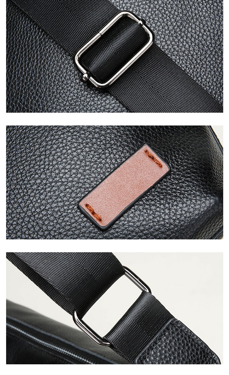 Whatna 天然 牛 革 ワンショルダーバッグ メンズ 斜め掛け ボディーバッグ 胸バッグ 本 革 小さめビジネスバッグ ipad 9.7収納可 肩掛け 通勤 通学 斜めがけバッグ メッセンジャーバッグ 防水 バッグ 自転車 かばん男性用-9