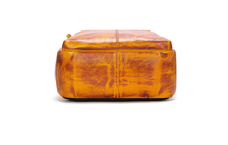 Whatna アンティーク風合い鞣し天 然 牛 革 ビジネスバッグメンズ 手提げ・リュックバッグ 2WAY厚 手 本革 レザー ダブルファスナーA4 15.6インチpc収納可 旅行 出張用 通勤 通学 就活 面接 バッグ かばん 男性用 816-4