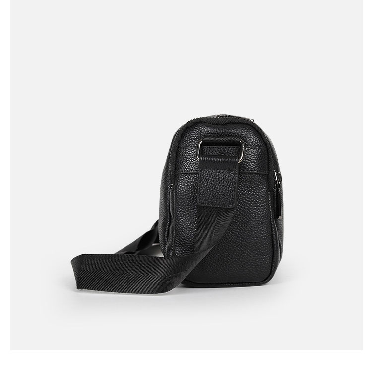 Whatna 天然 牛 革 ワンショルダーバッグ メンズ 斜め掛け ボディーバッグ 胸バッグ 本 革 小さめビジネスバッグ ipad 9.7収納可 肩掛け 通勤 通学 斜めがけバッグ メッセンジャーバッグ 防水 バッグ 自転車 かばん男性用-2