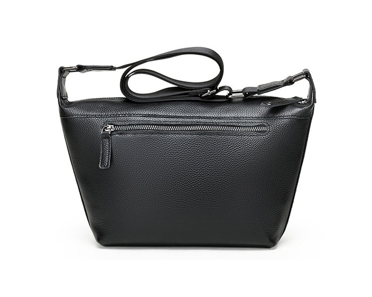 Whatna 天然 牛 革 ワンショルダーバッグ メンズ 斜め掛け ボディーバッグ 胸バッグ 本 革 小さめビジネスバッグ ipad 9.7収納可 肩掛け 通勤 通学 斜めがけバッグ メッセンジャーバッグ 防水 バッグ 自転車 かばん男性用-3