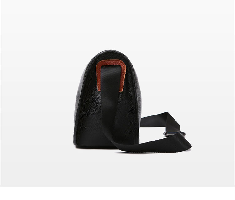 Whatna 天然 牛 革 ワンショルダーバッグ メンズ 斜め掛け ボディーバッグ 胸バッグ 本 革 小さめビジネスバッグ  横型 ipad 10.5収納可 肩掛け 通勤 通学 斜めがけバッグ メッセンジャーバッグ 防水 バッグ 自転車 かばん男性用-3