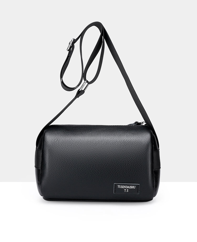 Whatna ワンショルダーメンズ ミニショルダーバッグ 斜め掛けバッグ肩掛け ミニ胸バッグ メッセンジャーバッグ 小さい PUレザー小型ショルダーミニバック肩掛けミニバッグ男女兼用-1