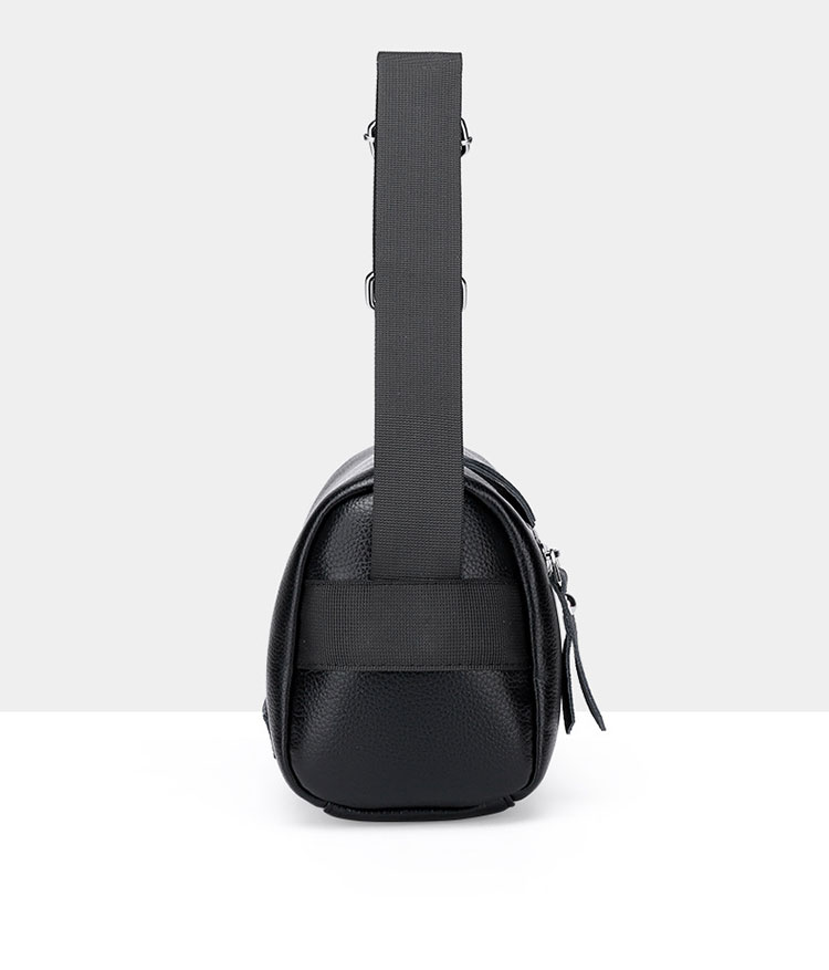 Whatna ワンショルダーメンズ ミニショルダーバッグ 斜め掛けバッグ肩掛け ミニ胸バッグ メッセンジャーバッグ 小さい PUレザー小型ショルダーミニバック肩掛けミニバッグ男女兼用-3