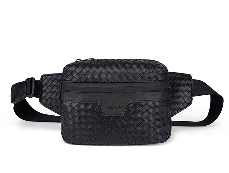 Whatna ワンショルダーバッグ メンズ ボディバッグ 斜め掛けバッグ 肩掛け胸バッグ ウエストバッグ メッセンジャーバッグ 小さい 革 レザー男女兼用-1