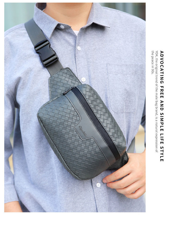 Whatna ワンショルダーバッグ メンズ ボディバッグ 斜め掛けバッグ 肩掛け胸バッグ ウエストバッグ メッセンジャーバッグ 小さい 革 レザー男女兼用-13