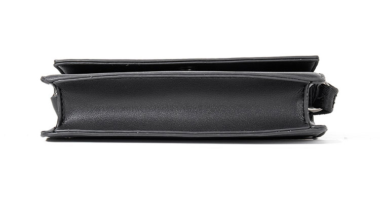 Whatna  ワンショルダーメンズ ミニショルダーバッグ 斜め掛けバッグ肩掛け ミニ胸バッグ メッセンジャーバッグ 小さい PUレザー小型ショルダーミニバック肩掛けミニバッグ男女兼用-5