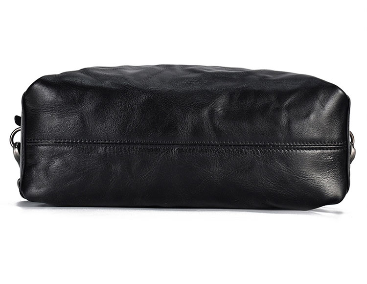 Whatna アンティーク風合い鞣し牛 革ワンショルダーメンズ バッグ3way クラッチ ショルダー 肩掛けバッグ ボディ斜め掛け胸バッグ ボディーバッグ セカンド バッグ 小さい  結婚式 バッグ ビジネス フォーマル 冠婚葬祭 バッグ紳士用 男性用-3