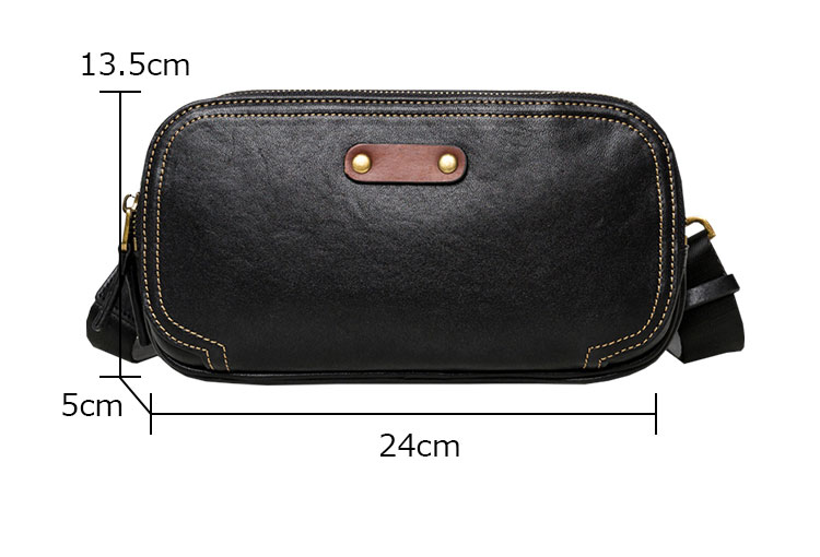 Whatna アンティーク風合い鞣し牛 革ワンショルダーメンズ バッグ3way クラッチ ショルダー 肩掛けバッグ ボディ斜め掛け胸バッグ ボディーバッグ セカンド バッグ 小さい 結婚式 バッグ ビジネス フォーマル 冠婚葬祭 バッグ紳士用 男性用-5