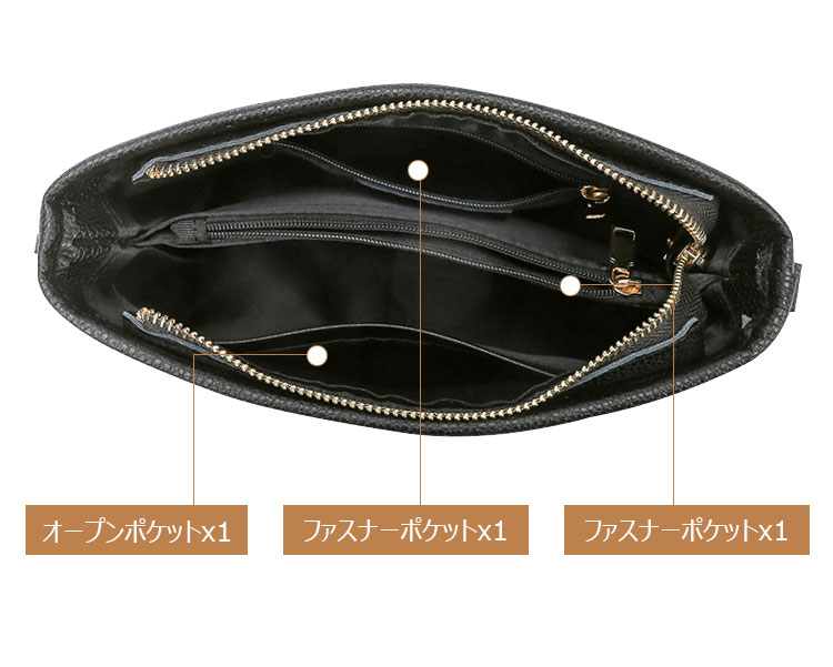 Whatna 牛 革 ミニ ショルダーバッグ レディース 斜めがけボディ胸バッグ 小さめ 本 革 厚手 レザー 3室仕切 軽量 ショルダー 肩掛け ミニバッグ 女性 通勤 旅行 バッグ スマホポーチ  1618-8