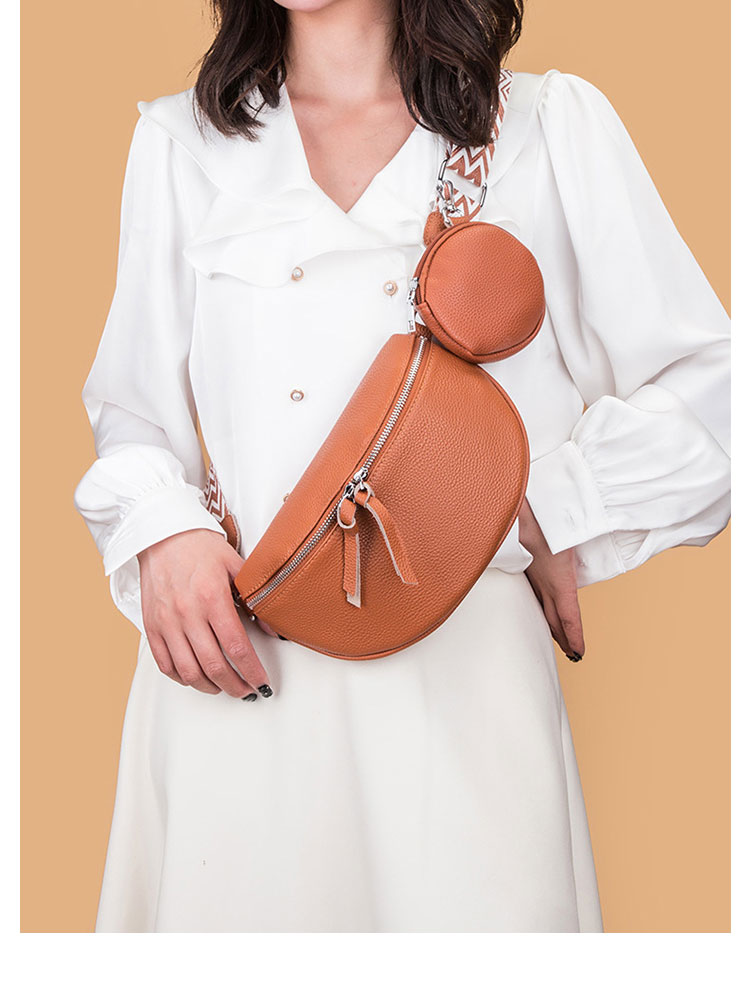 Whatna 牛 革 2セット ミニ ショルダーバッグ レディース 斜めがけボディ胸バッグ 小銭入れ付 小さめ 本 革 厚手 レザー軽量 ショルダー 肩掛け ミニバッグ 女性 通勤 旅行 バッグ スマホポーチ 99074-6