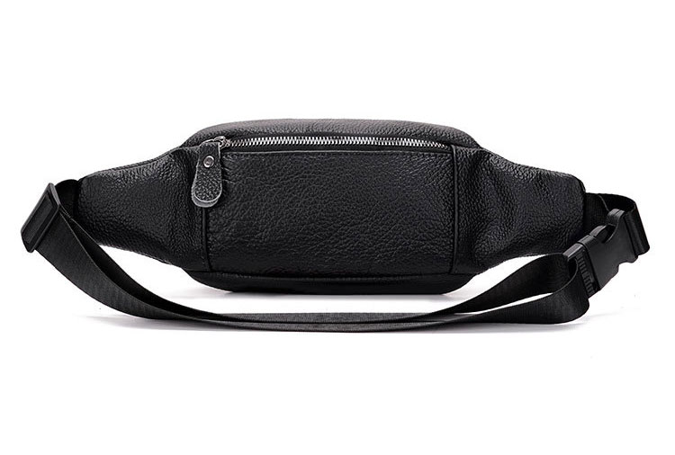 Whatna  牛革 ワンショルダーメンズ  ウエストバッグ ウエストポーチ ミニショルダーバッグ 斜め掛けバッグ肩掛け 胸バッグ 本 革 男女兼用-4