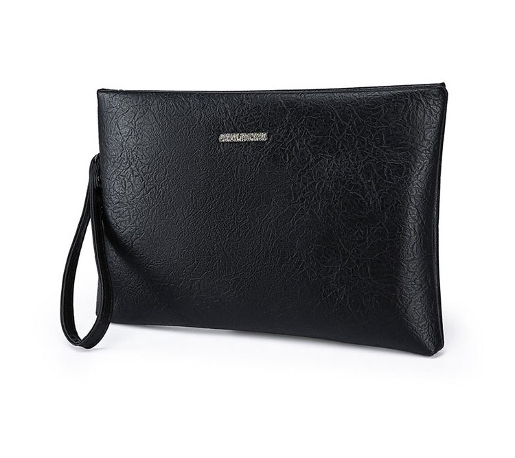 Whatna  セカンドバッグ メンズ クラッチ バッグ pu レザー手持ちバッグ 手提げバッグ 化粧バッグフォーマル 結婚式 葬式 冠婚葬祭 パーティー バッグ-2