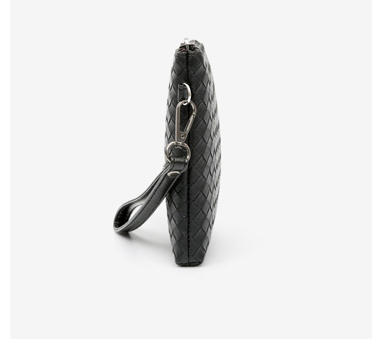 Whatna  セカンドバッグ メンズ クラッチ バッグ pu レザー手持ちバッグ 手提げバッグ 化粧バッグフォーマル 結婚式 葬式 冠婚葬祭 パーティー バッグ-3