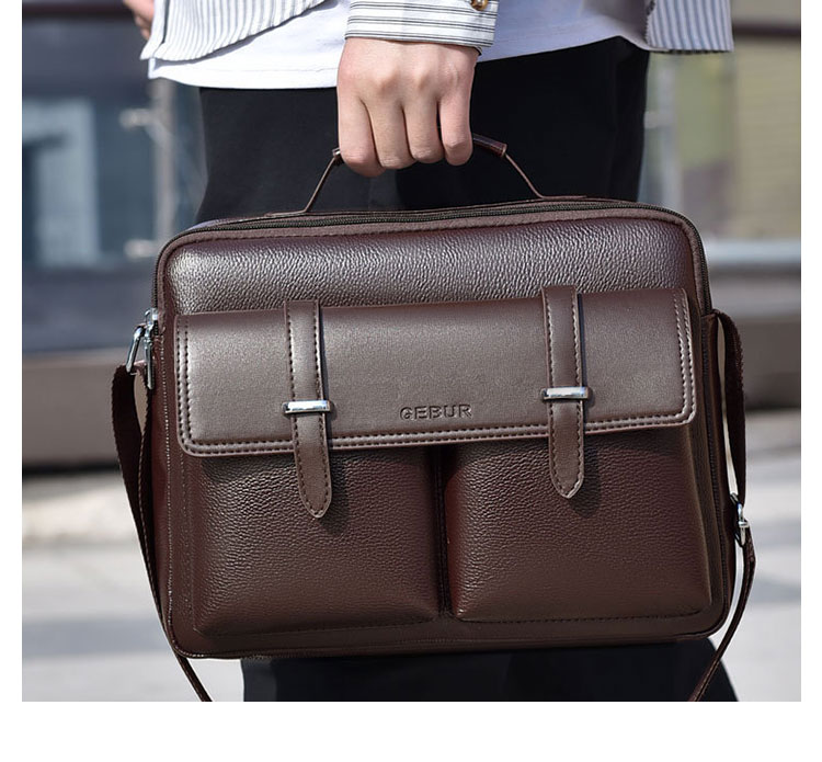 Whatna ワンショルダー メンズ  バッグ  3way クラッチ ショルダー斜め掛け ボディバッグ 胸バッグ 肩掛けバッグ 手提げバッグ 手持げバッグ 小さいipad 10.5収納可 厚手 レザー結婚式 バッグ ビジネス フォーマル 冠婚葬祭 バッグGA-6