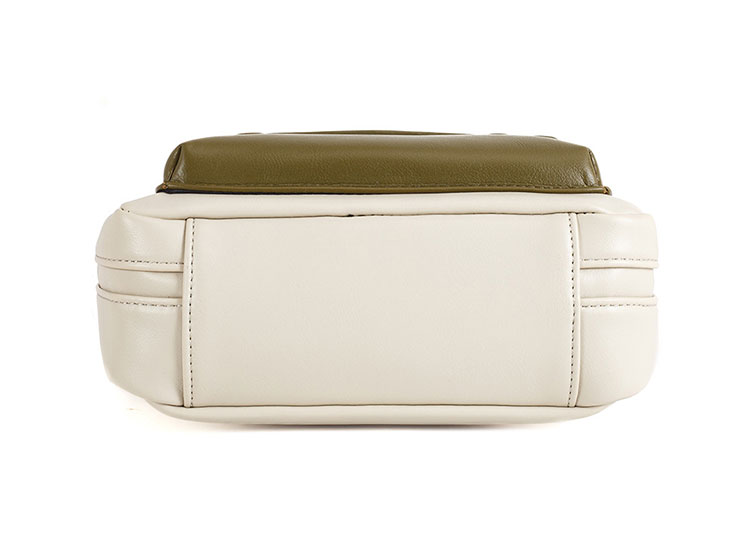 Whatna  革  ミニワンショルダーバッグ メンズ 3way ミニ斜め掛け胸バッグ 手提げバッグ 手持げバッグ ミニセカンドバッグダブルファスナー レザーカジュアル フォーマル ビジネス 通学 通勤 肩掛けバッグ 自転車かばん プレゼント男性-3