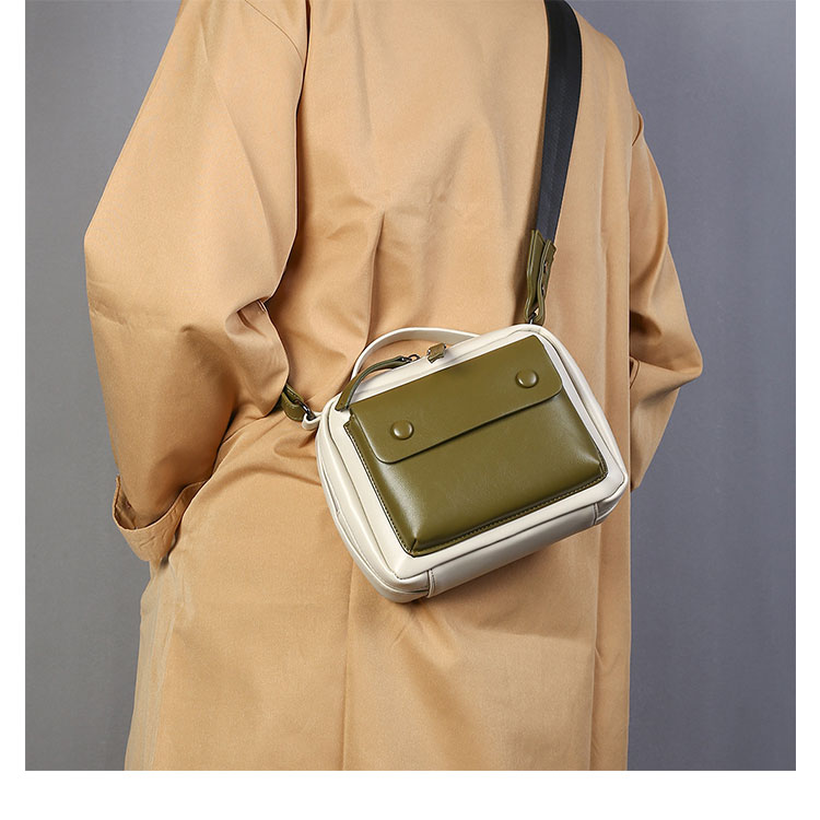 Whatna  革  ミニワンショルダーバッグ メンズ 3way ミニ斜め掛け胸バッグ 手提げバッグ 手持げバッグ ミニセカンドバッグダブルファスナー レザーカジュアル フォーマル ビジネス 通学 通勤 肩掛けバッグ 自転車かばん プレゼント男性-9