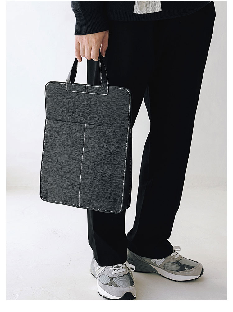 Whatna 口折れ ワンショルダーバッグ メンズ 3way ボディ斜め掛け 肩掛けバッグ 手提げバッグ セカンドバッグ 手持げバッグpu レザーA4納可 縦型 カジュアル フォーマル バッグ 自転車かばん プレゼント男女兼用-8