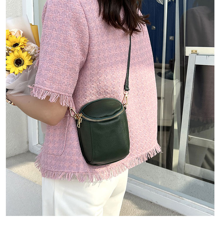 Whatna 牛 革 ミニ ショルダーバッグ レディース ポシェット マザーズバッグ小さめ 本 革 厚手 レザー軽量 ショルダー 肩掛け ミニバッグ 女性 通勤 旅行 バッグ スマホポーチ n646-7