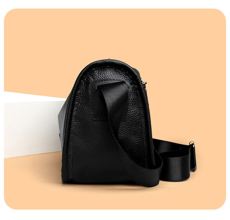 Whatna 天然 牛 革 ワンショルダーバッグ メンズ 斜め掛け ボディバッグ 胸バッグ 本 革 メッセンジャーバッグ 横型 ipad 10.5収納可 肩掛け 通勤 通学 斜めがけバッグ 防水 バッグ 自転車 かばん男性用 4990-2