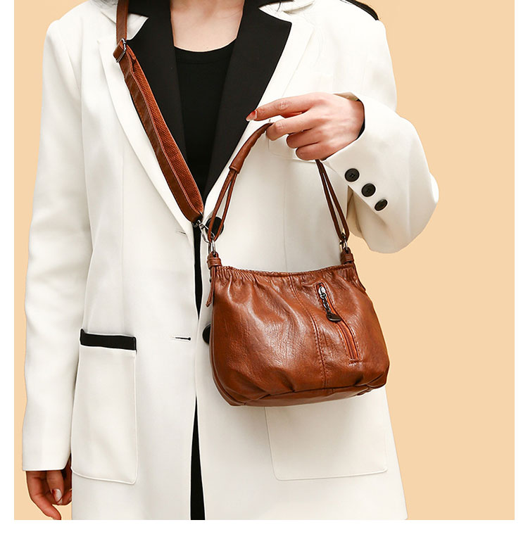 Whatna 革 ミニ ショルダーバッグ レディース トートバッグ 手持ちバッグマザーズバッグ小さめ PUレザー レザー Ipad mini収納可2室仕切 軽量 ショルダー 肩掛け ミニバッグ 女性 通勤 旅行 バッグ スマホポーチ NR005-9