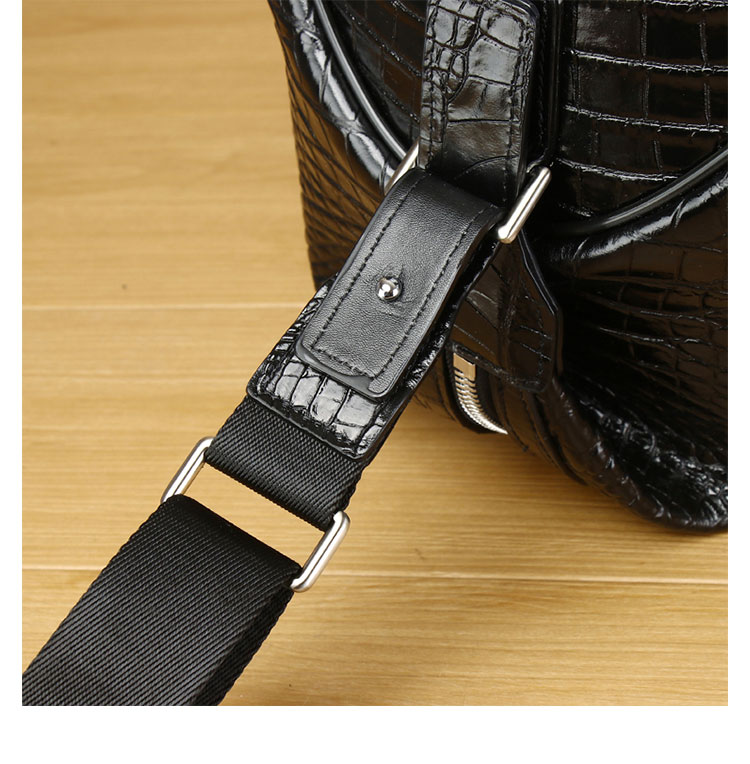 Whatna ワニ革 本革 ビジネス バッグメンズ 2way ショルダー