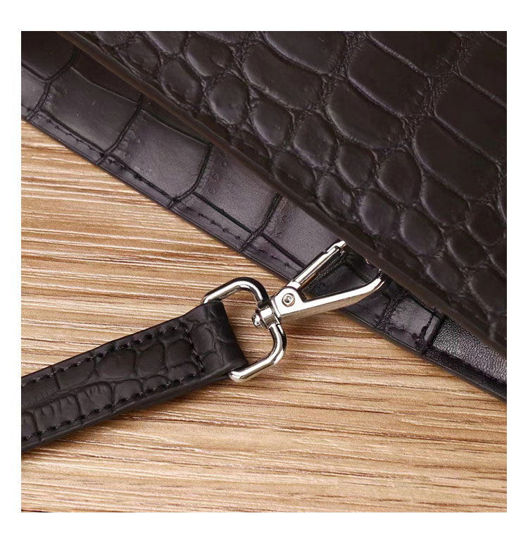 Whatna ワニ革セカンド バッグ メンズ 3way クラッチ ショルダー