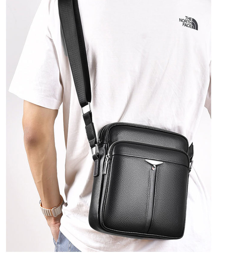 Whatna 2way 天 然 牛革 ショルダーバッグ メンズ 斜め掛けボディバッグ胸バッグipad 9.7 収納可 縦型 メンズ ビジネス かばん 小さめメッセンジャーバッグ カジュアル フォーマル 通学 通勤 結婚式 肩掛けバッグ 自転車かばん 616 617-6