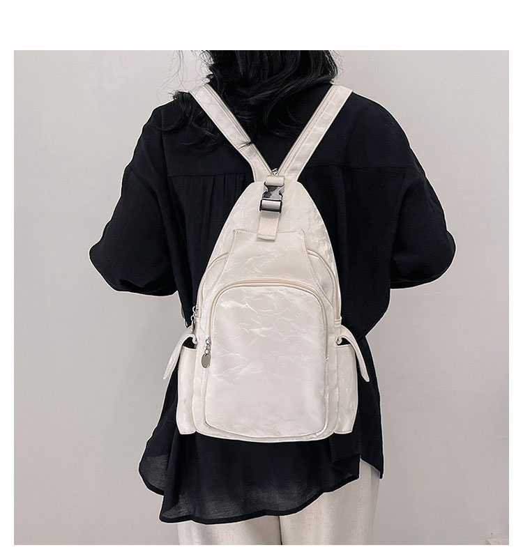 Whatna ワンショルダーバッグ メンズ レディース 3Wayリュックバック ボディバッグ 胸バッグ ショルダーバッグ 肩掛けバッグ マザーズバッグ 左右付け替え可能 軽量 大容量 A4サイズ収納可-5