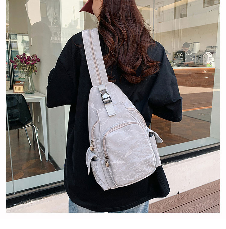 Whatna ワンショルダーバッグ メンズ レディース 3Wayリュックバック ボディバッグ 胸バッグ ショルダーバッグ 肩掛けバッグ マザーズバッグ 左右付け替え可能 軽量 大容量 A4サイズ収納可-7