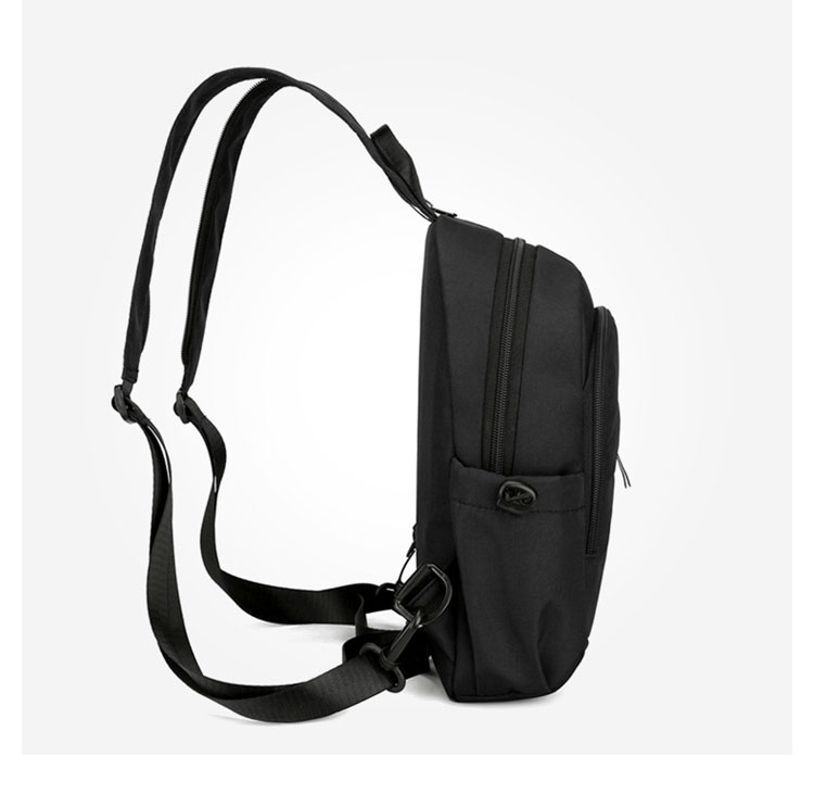 Whatna ワンショルダーバッグ メンズ レディース リュックバック ボディバッグ 胸バッグ 肩掛けバッグ 手提げバック マザーズバッグ 左右付け替え可能 A4サイズ収納可-3