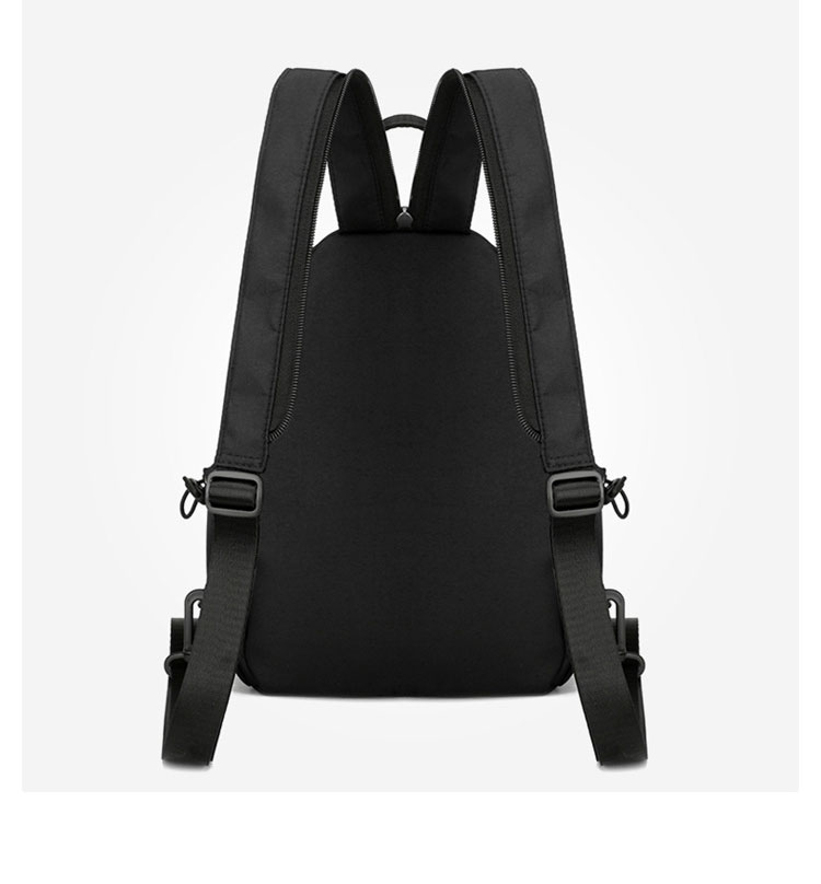 Whatna ワンショルダーバッグ メンズ レディース リュックバック ボディバッグ 胸バッグ 肩掛けバッグ 手提げバック マザーズバッグ 左右付け替え可能 A4サイズ収納可-4