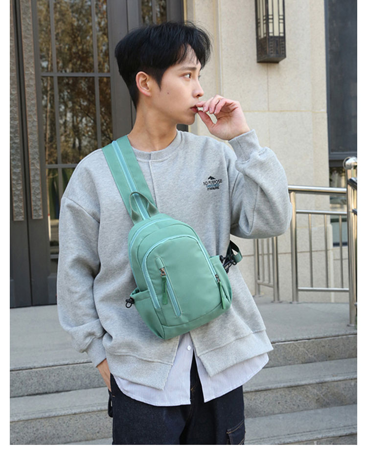 Whatna ワンショルダーバッグ メンズ レディース リュックバック ボディバッグ 胸バッグ 肩掛けバッグ 手提げバック マザーズバッグ 左右付け替え可能 A4サイズ収納可-13