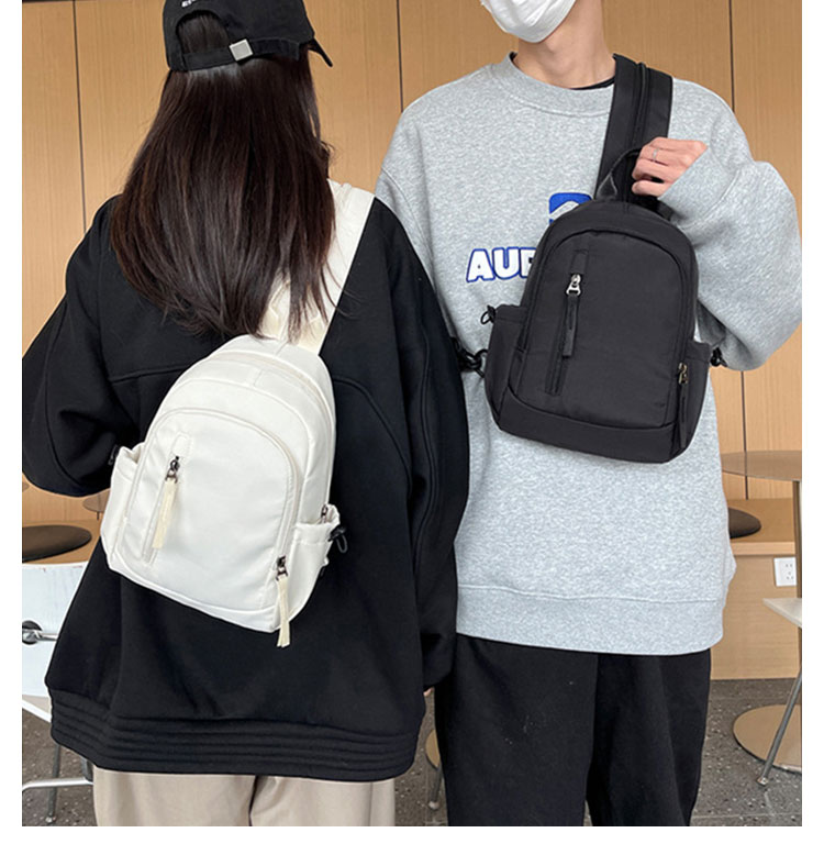 Whatna ワンショルダーバッグ メンズ レディース リュックバック ボディバッグ 胸バッグ 肩掛けバッグ 手提げバック マザーズバッグ 左右付け替え可能 A4サイズ収納可-14