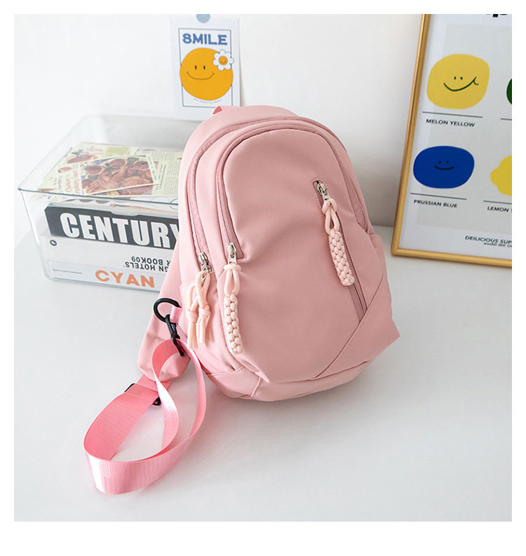 Whatna  ワンショルダーバッグ メンズ  レディース ボディバッグ 胸バッグ 肩掛けバッグ 手提げバック マザーズバッグ 2室仕切 A4サイズ収納可   左右付け替え可能-1