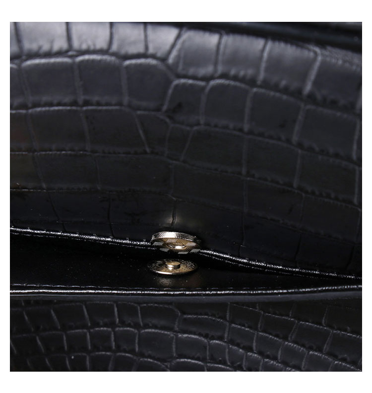 Whatna ワニ革 ワンショルダー メンズ バッグ  3way クラッチ ショルダー斜め掛け ボディバッグ 胸バッグ 肩掛けバッグ 手提げバッグ 手持げバッグ 小さい 2室仕切 クロコダイル革  鰐革 結婚式 バッグ ビジネス フォーマル 冠婚葬祭 バッグ 6313-2-8