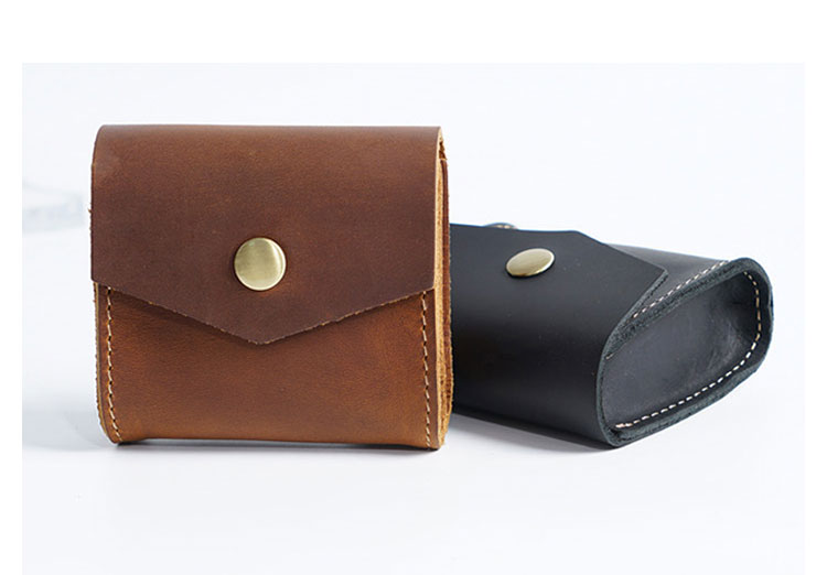 Whatna  手作り小銭入れ メンズ レディース ミニ財布 コインケース コンパクト 小物入れ 札入れ 牛 革 本 革-4
