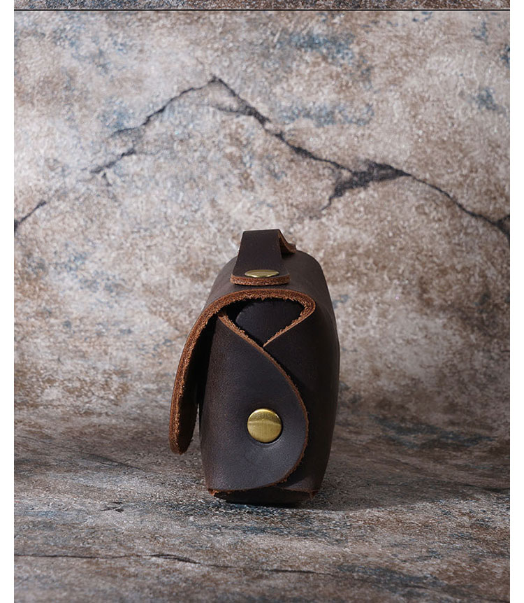 Whatna  手作り小銭入れ メンズ レディース ミニ財布 コインケース コンパクト 小物入れ 札入れ 牛 革 本 革-4