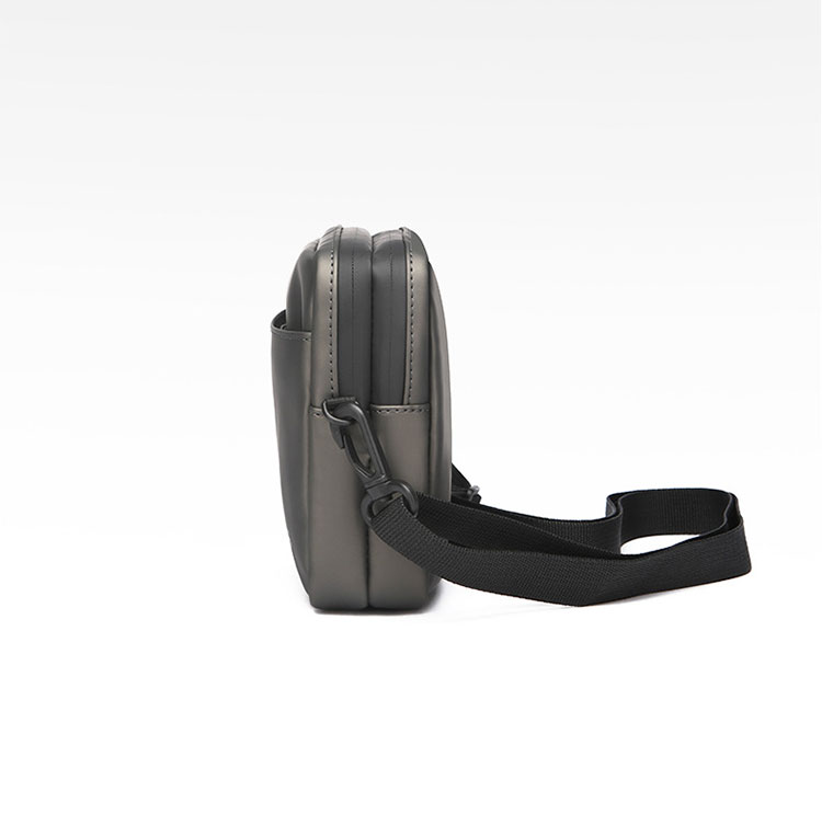 Whatna ワンショルダーバッグ メンズ ショルダーバッグ ボディー バッグ 斜め掛けバッグ 肩掛け胸バッグ 手持ちバッグ セカンドバッグ メッセンジャーバッグ 2室仕切 小さい 軽くて持防 水性が高い ショルダー肩掛けバッグ 男女兼用-2