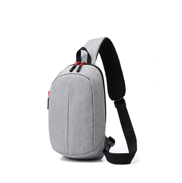 Whatna  ワンショルダーバッグ メンズ  レディース ボディバッグ 胸バッグ 肩掛けバッグ 手提げバック マザーズバッグ ダブルファスナー   左右付け替え可能 軽くて持 防水性が高い-1