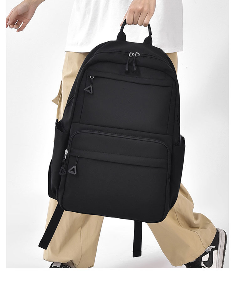 Whatna リュックバック メンズ レディース バックパックリュックサック 手提げバック 肩掛けバッグ マザーズバッグ ダブルファスナー 撥水 軽量 通勤 通学 旅行 カジュアルバック 大容量 スタイリッシュ おしゃれ 男女兼用-14