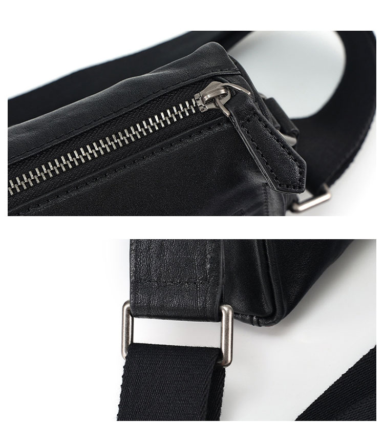 Whatna アンティーク風合い鞣し天 然 牛革ショルダーバッグ メンズ メッセンジャーバッグ 小さめ ビジネスバッグ ipad Mini収納可 横 型 本革通勤 通学 斜めがけバッグ 自転車 かばん男性用 黒6755-8