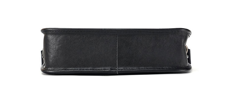 Whatna アンティーク風合い鞣し天 然 牛革ショルダーバッグ メンズ メッセンジャーバッグ 小さめ ビジネスバッグ ipad 9.7収納可 横 型 本革通勤 通学 斜めがけバッグ 自転車 かばん男性用  黒6775-4