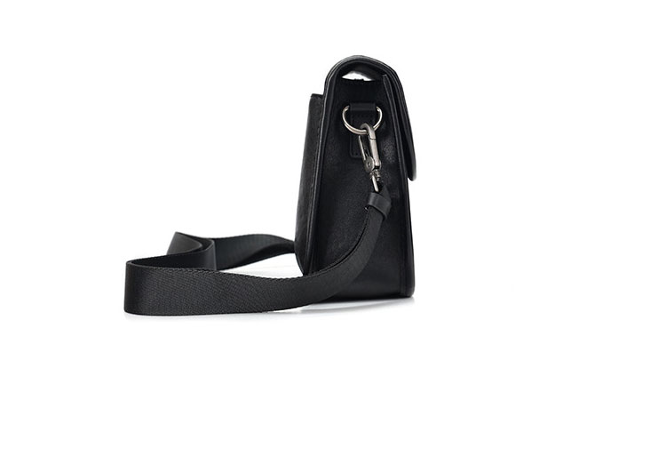 Whatna アンティーク風合い鞣し天 然 牛革ショルダーバッグ メンズ メッセンジャーバッグ 小さめ ビジネスバッグ ipad 9.7収納可 横 型 本革通勤 通学 斜めがけバッグ 自転車 かばん男性用  黒6775-3