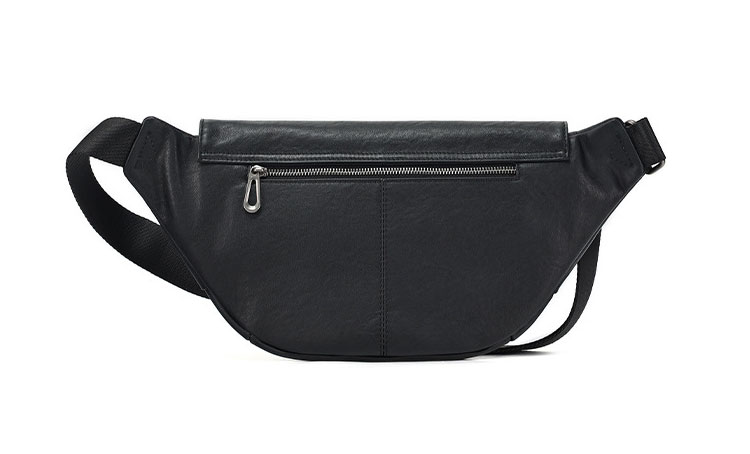 Whatna アンティーク風合い鞣し天 然 牛 革 斜めがけ ボディバッグ ワンショルダー メンズ ボディ斜め掛け 胸バッグ  肩掛けバック本革 厚手 レザー 左右付け替え可能  6378-3