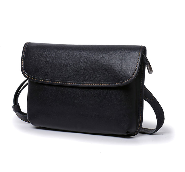 Whatna アンティーク風合い鞣し 牛 革ワンショルダーバッグ メンズ 3way クラッチ ショルダー 肩掛けバッグ ボディ斜め掛け胸バッグ ボディーバッグ セカンド バッグ 小さい  結婚式 バッグ ビジネス フォーマル 冠婚葬祭 バッグ紳士用 男性用-1