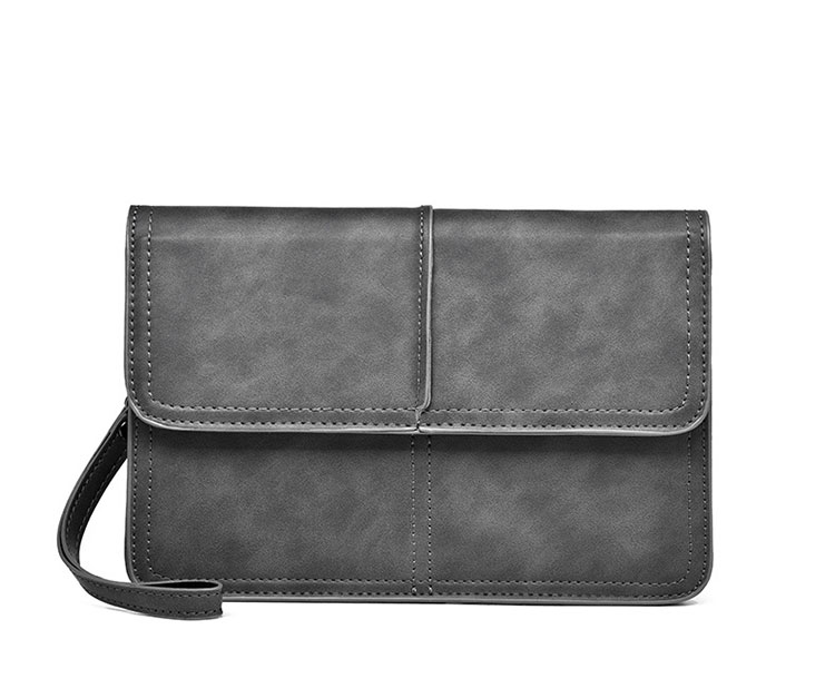 Whatna 2way 革 ミニセカンドバッグ メンズ バッグ クラッチ バッグ 小さい Ipad Mini収納可 厚手 レザー ハンドストラップ付 カード6枚収納可  手持ちバッグ 結婚式 バッグ フォーマル  ビジネス 冠婚葬祭 バッグ 男性用 紳士用 6999-1