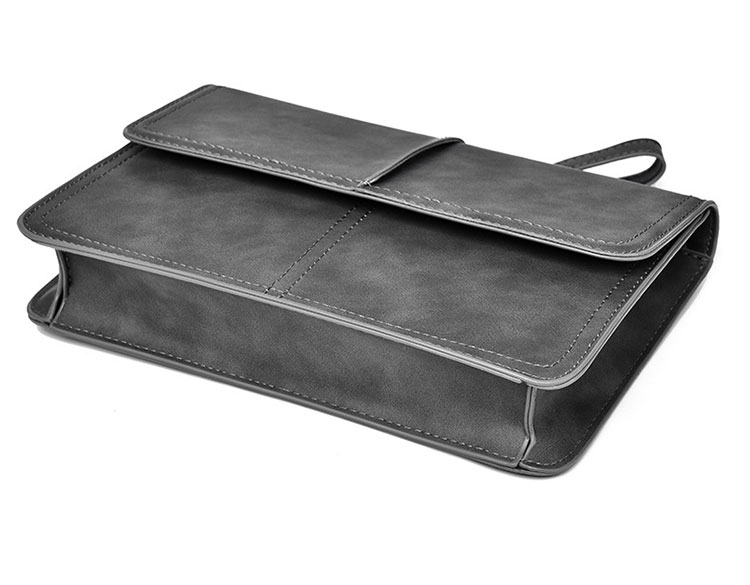 Whatna 2way 革 ミニセカンドバッグ メンズ バッグ クラッチ バッグ 小さい Ipad Mini収納可 厚手 レザー ハンドストラップ付 カード6枚収納可  手持ちバッグ 結婚式 バッグ フォーマル  ビジネス 冠婚葬祭 バッグ 男性用 紳士用 6999-4