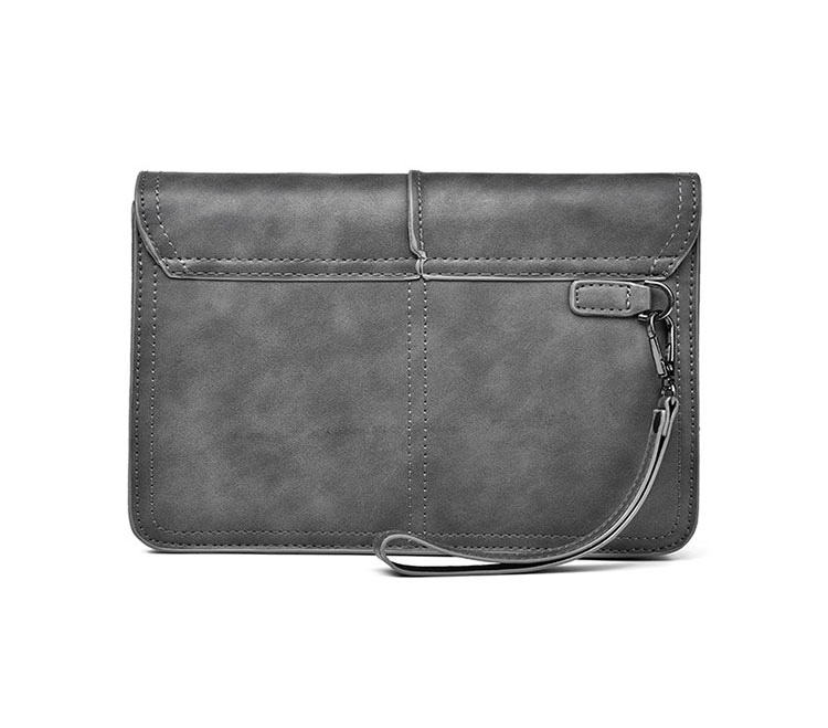 Whatna 2way 革 ミニセカンドバッグ メンズ バッグ クラッチ バッグ 小さい Ipad Mini収納可 厚手 レザー ハンドストラップ付 カード6枚収納可  手持ちバッグ 結婚式 バッグ フォーマル  ビジネス 冠婚葬祭 バッグ 男性用 紳士用 6999-3