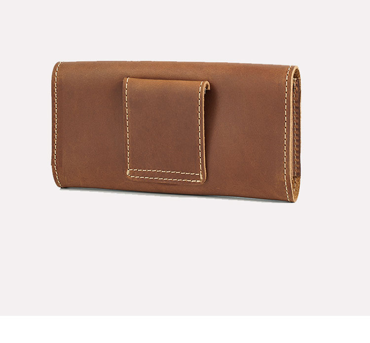 Whatna 2WAY 天然 牛 革 ミニセカンド バッグ メンズ 2way クラッチ 手持ち バッグ ウェストポーチ ベルトバッグ厚手レザー 通学 通勤 旅行ビジネス カジュアル フォーマル バッグ 紳士用 男性用 18Y--405-2